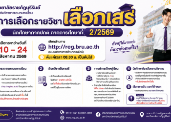 คำแนะนำเกี่ยวกับการเลือกวิชาเลือกเสรี นักศึกษาภาคปกติ สำหรับภาคการศึกษาที่ 2/2569
