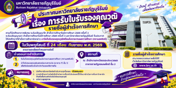 ประกาศรายชื่อผู้สำเร็จการศึกษา และการรับใบรับรองคุณวุฒิ